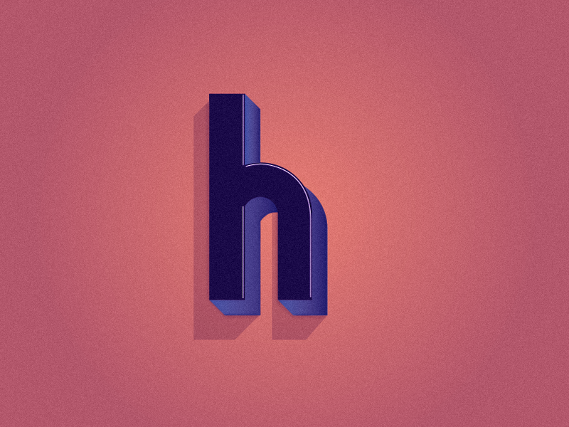 Letter H by Balo on Dribbble