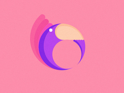 Bird circle bird circle color illustrator round toucan