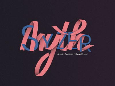 Myth Syzer austin brush caligraphy myth photoshop powers syzer trap typography