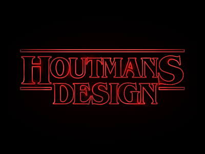 Houtmans Design Stranger Things like adobe design houtmans illustrator like netflix red show stranger things tv