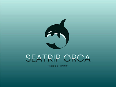 Seatrip Orca, since 1999 adobe ai design designer freelance illustrator logo logofolio orca sea since trip