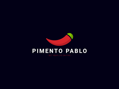 Pimento Pablo adobe ai chilli circle design illustrator logo pablo pepper pimento