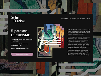 LE CUBISME cubisme expositions pompidou