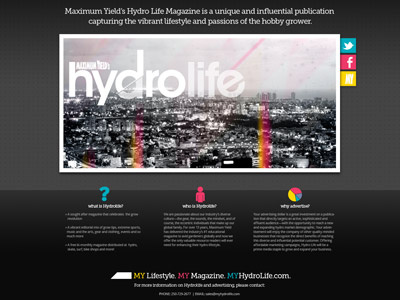 Hydrolife layout website