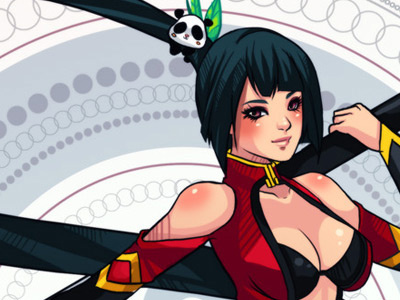 Litchi Faye Ling drawing fanart gaming illustration photoshop