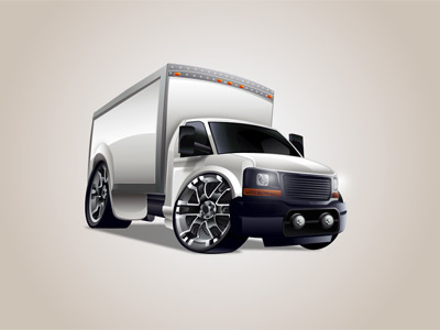 Truck advertising cars illustration truck vector vehicle
