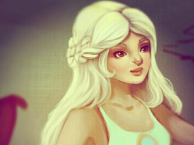 Daenerys Targaryen drawing fanart gameofthrones illustration painting photoshop