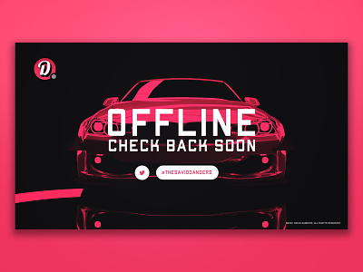 Offline Page automotive bmw branding car design offline page render stream streaming twitch ui