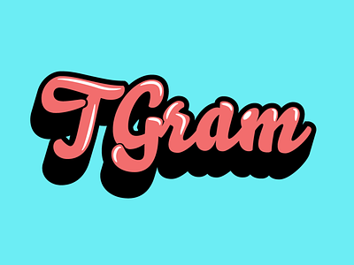 TGram Logo Design branding design icon illustration music artwork typography vector