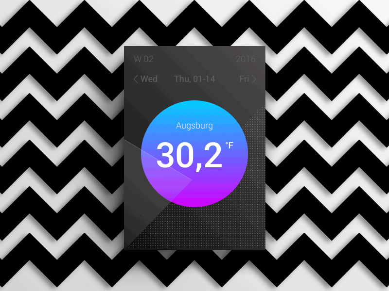 Weather App / Experiment app experiment freebie gif gradient sketch weather