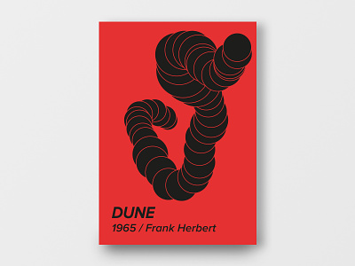 Dune dune experiment graphic design minimal poster