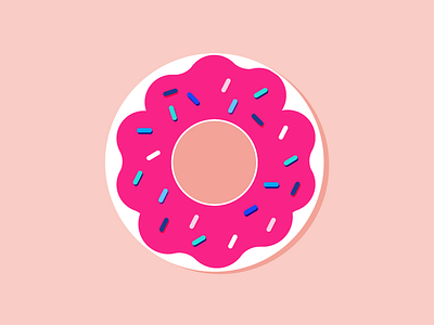 Donut color donut icon illustration