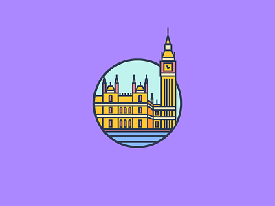 Londra architecture color design icon illustrator london londra travel vector