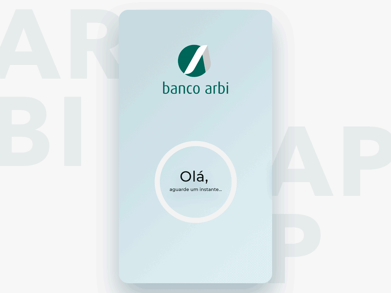 Arbi App - login animation app bank login mobile sign in ui