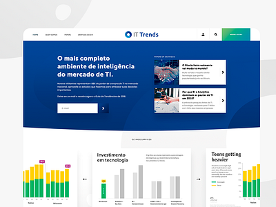 IT Trends - homepage colors homepage it ui ux webdesign website