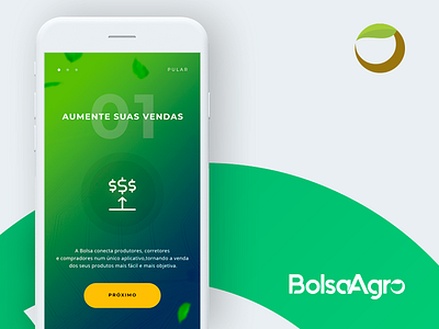 BolsaAgro - APP agrobusiness app colors design ui ux