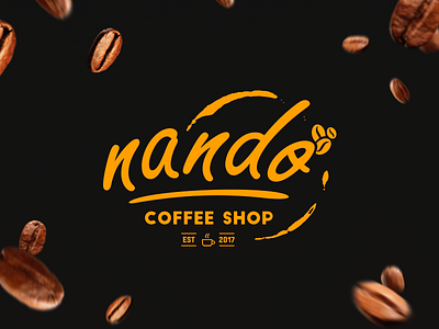 Branding for Nando coffee shop branding clean design flat icon illustration logo minimalist vector