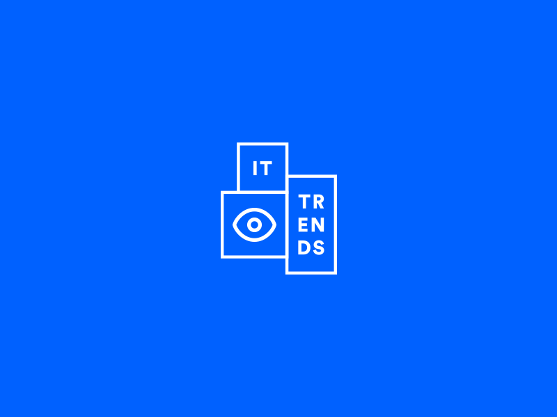 Rebranding - IT Trends branding design flat logo minimalist