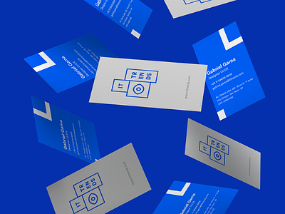 ITTrends business card art direction branding businesscard colors flat logo minimalist rebrand stationery
