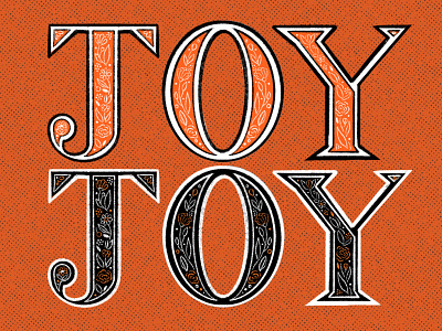 JOY Lettering bible decorative flowers fruitofthespirit handlettering happy joy lettering orange procreate scripture texture words