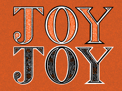JOY Lettering bible decorative flowers fruitofthespirit handlettering happy joy lettering orange procreate scripture texture words