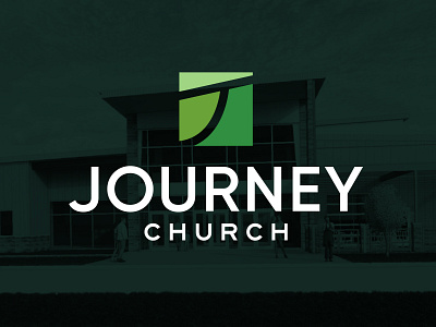 Journey Church Rebrand brand book brand guidelines branding church church branding church communications green logo j journey logo logo design minimal monogram paths rebrand simple