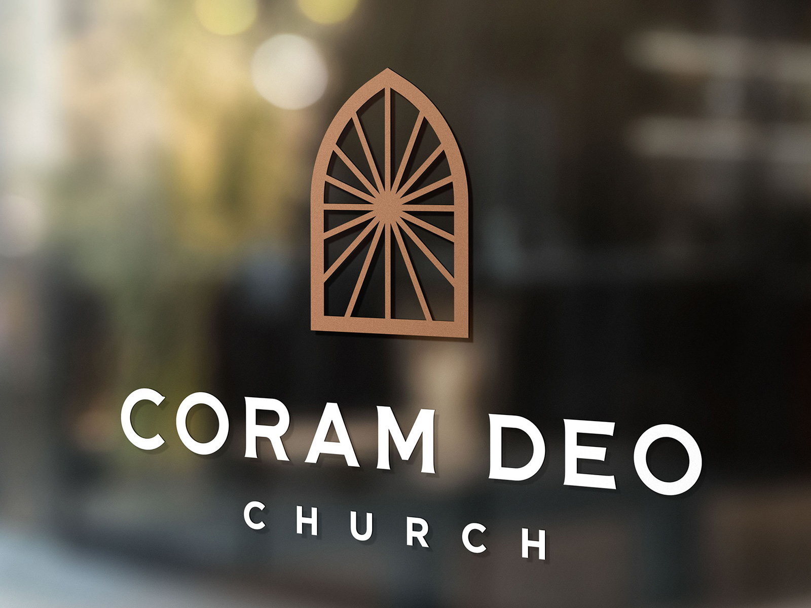 Coram Deo Church Logo by Ben Lueders for Fruitful Design