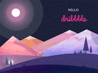 Hello Dribbble ! debut dribbble hello