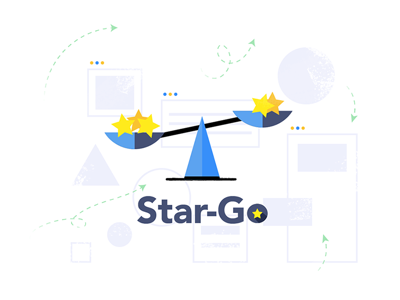 Star-Go github illustrations stars