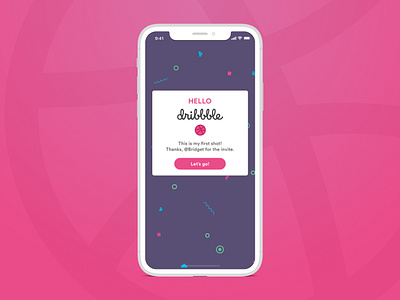 Hello Dribbble