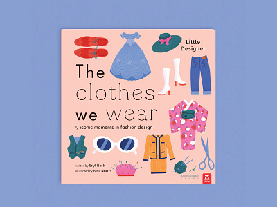 The Clothes We Wear book characters editorial illustration photoshop procreate