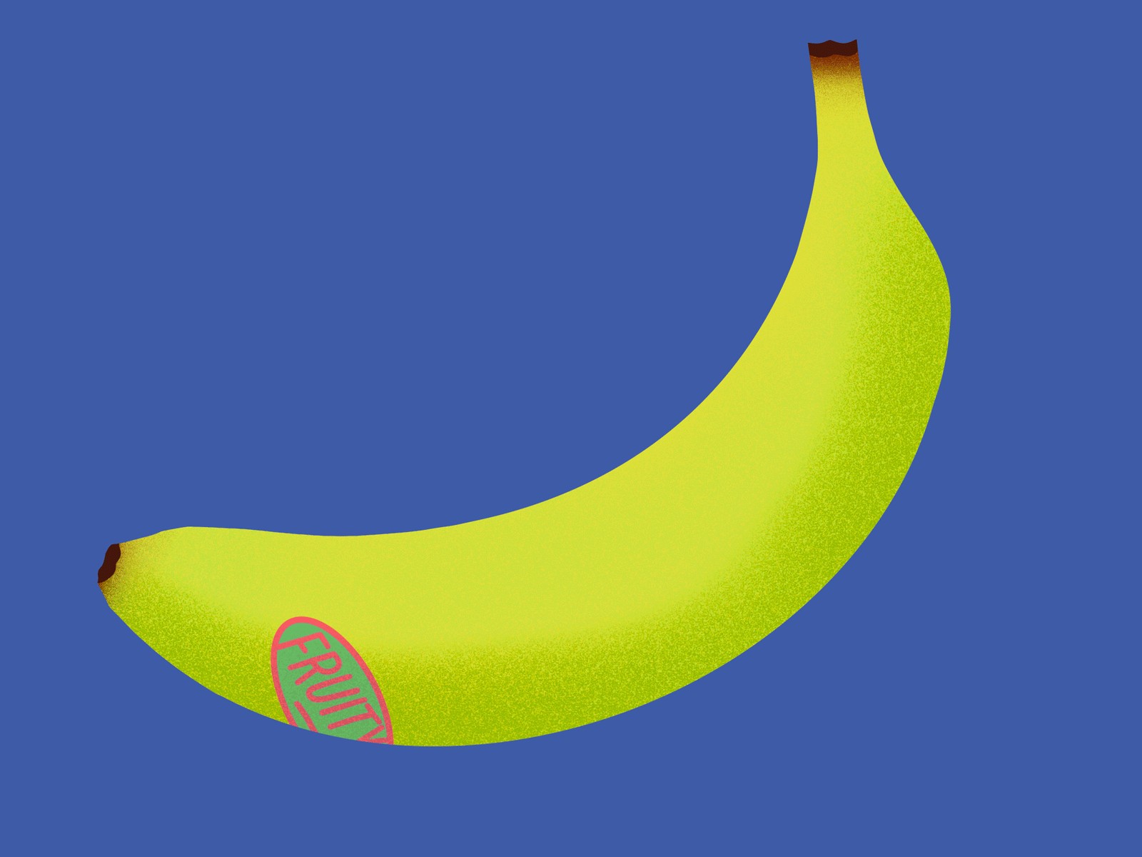 Banana animation banana design food fruit gif illustration memphis mid century photoshop procreate sticker