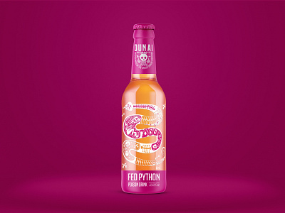 Logo and packaging design DUNAI crazy drinks