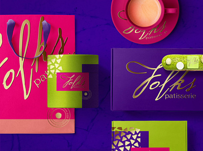 Identity and packaging design for Folks patisserie best logo branding design identity identity design illustration logo logotype package packagedesign packaging patisserie print vector