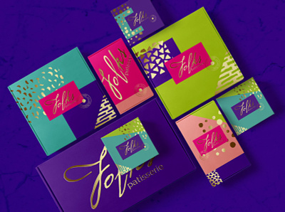 Identity and packaging design for Folks patisserie best logo branding design identity identity design logo logotype package packagedesign print vector