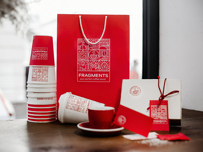 Identity and packaging design for Fragments coffee