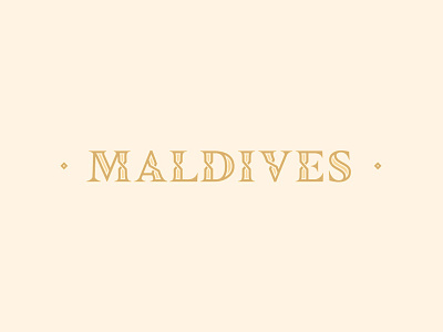 Maldives Typo