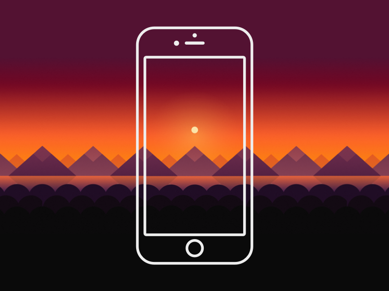 Sunset wallpaper thumbnail