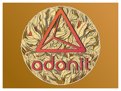 Adonit Logo Illustration affinitydesigner illustration ipadpro leaf