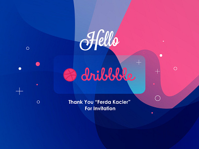 Thank You “Ferda Kacler” For Invitation branding invitation thank you typography ui