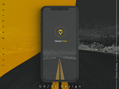 Meteor Taxi android app design dribbble flat graphics illustration ios taxi app ui ux uxui