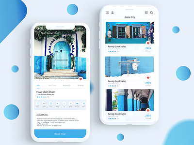 Naseem App android app blue booking booking app chalets cover design dribbble flat graphics interface naseem ui ux uxui web design