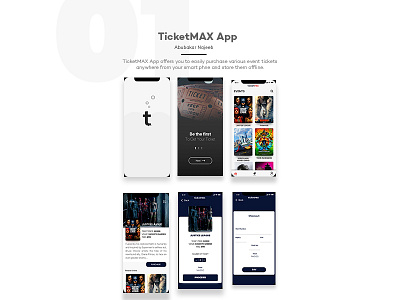 iOS App design android app ui ios app prototype ticketing ux web