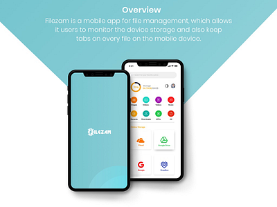 Filezam: File Manager App android file file manager homepage ios landingpage minimalistic nigeria ui ux