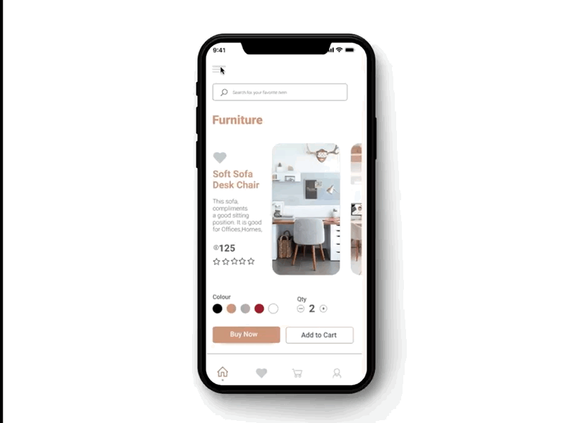 Furniture App Animation