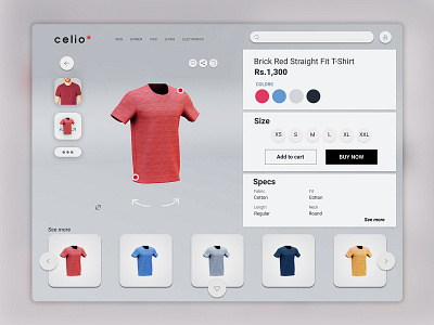 3D Product Display Page UI 2d 3d ecommence fashion fashion illustration fashion store hello dribbble hello dribble hellodribbble web website