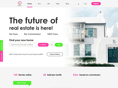 Real Estate Website Design uidesign website design