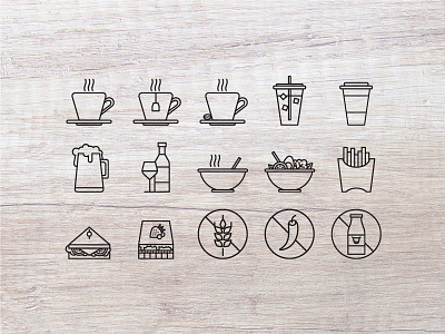 Restaurant icons