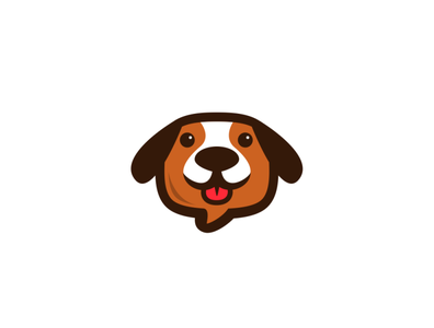 dog chat logo by gregorius palugongso on Dribbble