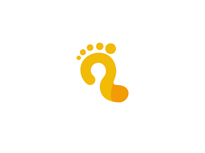 Footprint abstract logo branding design illustration logo logodesign vector